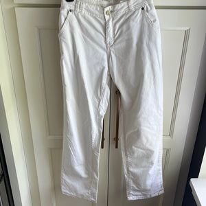 Pilcro white pant from anthropologie